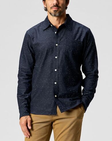 Huckberry Flint and Tinder- The Architect Shirt - Classic Fit Mens Button Down Down Sirt in Kuwait