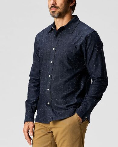 Huckberry Flint and Tinder- The Architect Shirt - Classic Fit Mens Button Down Down Sirt in Kuwait