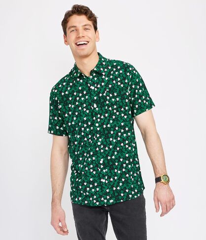 Tipsy Elves Button Down Shirts for Men - Valentine’s Day, Mardi Gras and St Patrick’s Day Men’s Button Ups in Saudi Arabia