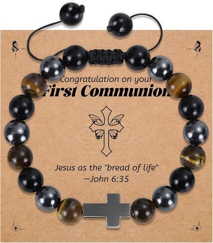 هدايا باي تراي للفتيان الفتيات الفتيات في سن المراهقة ، عيد الفصح/الشركة الأولى/المعمودية/التأكيد/هدايا أعياد الميلاد للبنات سوار الصليب in Kuwait