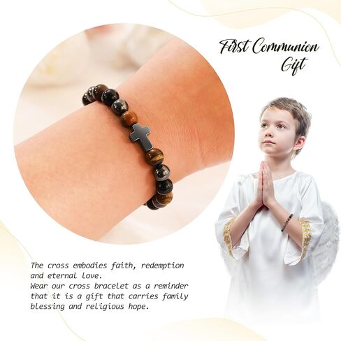 هدايا باي تراي للفتيان الفتيات الفتيات في سن المراهقة ، عيد الفصح/الشركة الأولى/المعمودية/التأكيد/هدايا أعياد الميلاد للبنات سوار الصليب in Kuwait