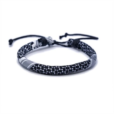 DATOA Keffiyeh Bracelet Handmade Adjustable Woven Fabric Bracelets Ethnic Style Wrist Wrap Bracelet Protection and Lucky String Bracelet in Kuwait