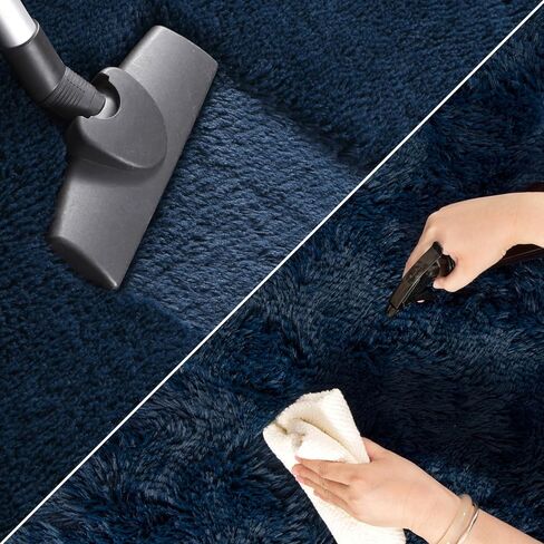 Soft Area Rugs for Living Room Bedroom, 4x6 Feet Beige Shag Rug Carpet, Plush Fluffy Carpet for Kids Girls Room, Nursery Dorm, Home Decor, High Pile, Anti-Slip, Non Shedding in Kuwait