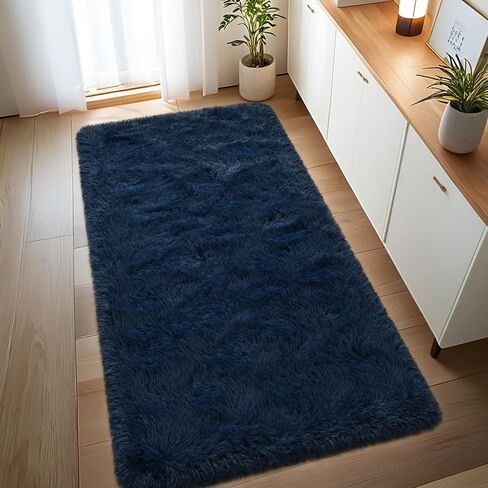 Soft Area Rugs for Living Room Bedroom, 4x6 Feet Beige Shag Rug Carpet, Plush Fluffy Carpet for Kids Girls Room, Nursery Dorm, Home Decor, High Pile, Anti-Slip, Non Shedding in Kuwait