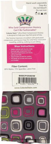 Celeste Stein Therapeutic Compression Socks, Animal Colorz, 15-20 Mmhg, Moderate in Saudi Arabia