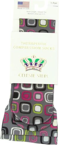 Celeste Stein Therapeutic Compression Socks, Animal Colorz, 15-20 Mmhg, Moderate in Saudi Arabia