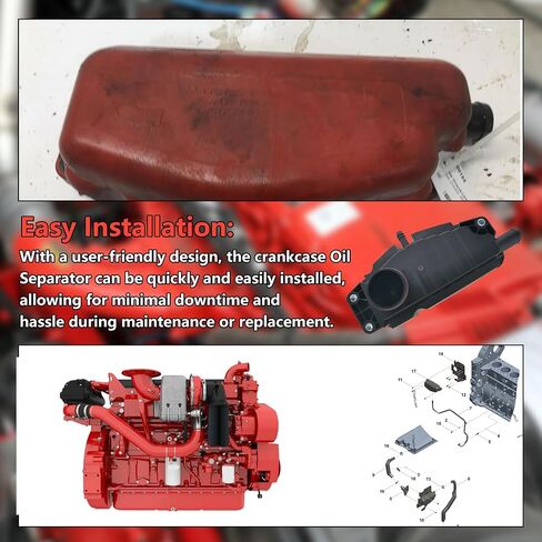 5417366 ترطيب علبة المرافق متوافقة مع مرشح فاصل زيت Cummins X15 XPI ، استبدل 5679573 4974922 in Saudi Arabia