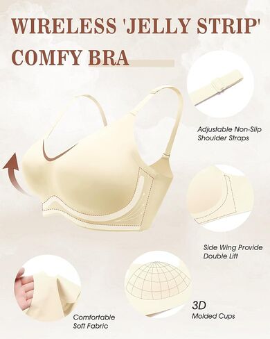 HORISUN Womens Wireless Seamless Pullover Bra with Soft Support Vest No Underwire Criss Cross Back T Shirt Bra in Saudi Arabia