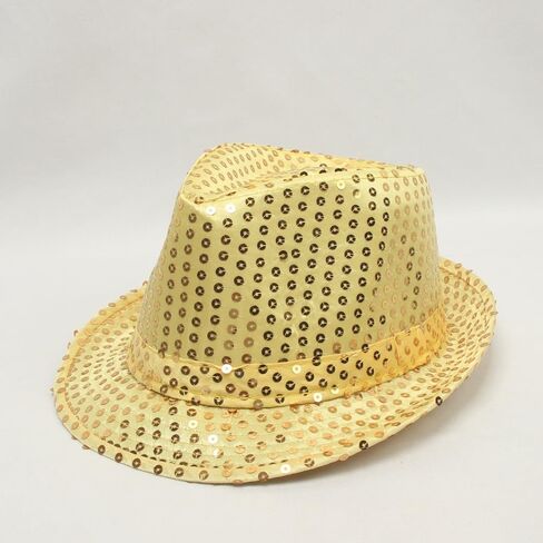 Western Sequin Hat Glitter Sequin Hat Solid Color Dance Retro Disco Cap for Kids Party Props Supplies in Saudi Arabia