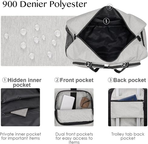Travel Duffel Bags 40L,Gym Bag, Travel Bag, Duffle Bag for Men, Foldable Overnight Weekender Bags for Women & Men with Adjustable Shoulder Strap in Saudi Arabia