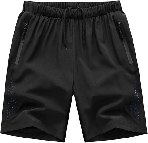 FoxQ Mens Quick Dry Athletic Running Shorts with Pockets Lightweight Workout Shorts for Sports Gym Basketball Hiking in Saudi Arabia