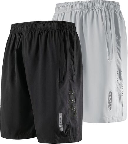 FoxQ Mens Quick Dry Athletic Running Shorts with Pockets Lightweight Workout Shorts for Sports Gym Basketball Hiking in Saudi Arabia