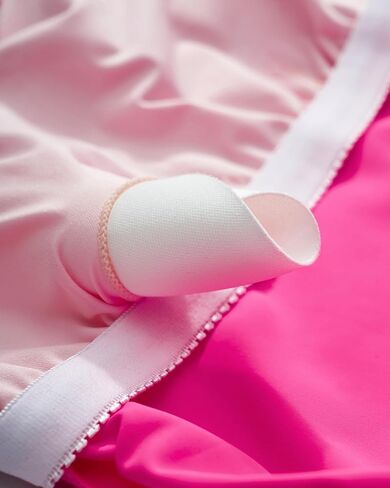 RXRXCOCO Women Tankini Bathing Suits Tummy Control Ruched Swimsuits Colorblock Drawstring Swimwear in Kuwait