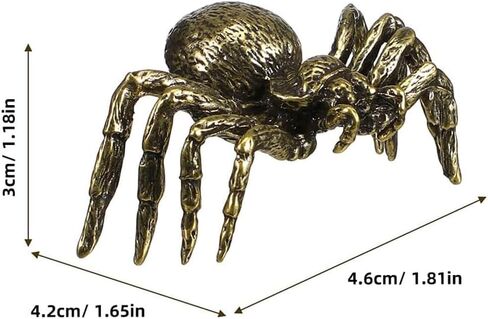 2pcs Brass Fish Animals Feng Shui Koi Figurines Small Animal Statues Desktop Lucky Treasure Ornament for Home Office Decoration in Kuwait