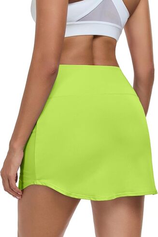 DAYOUNG Women's Tennis Skirt High Waisted Golf Skorts for Women with Shorts Pockets Athletic Casual Summer Skirts in Kuwait