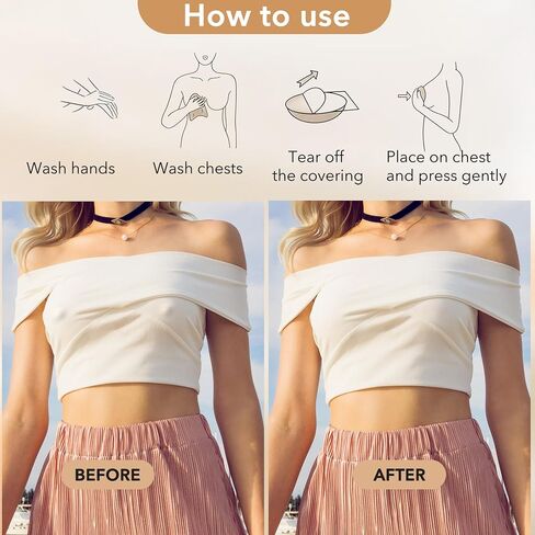 Strapless Padded Bra, Truly Invisible Sticky Push Up Backless Bra, Totally Seamless Adhesive Front Buckle Gather Bras in Saudi Arabia