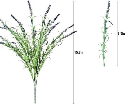 Faux Outdoor Flowers Realistic Artificial Plants 8 Bundles Agapanthus Plastic Flower Outside 18.9 in Fake Greenery Stems Green Flower for Pot Planter Decor Outside in Kuwait