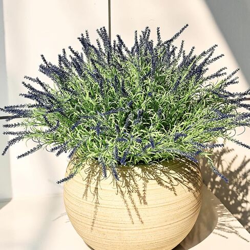 Faux Outdoor Flowers Realistic Artificial Plants 8 Bundles Agapanthus Plastic Flower Outside 18.9 in Fake Greenery Stems Green Flower for Pot Planter Decor Outside in Kuwait