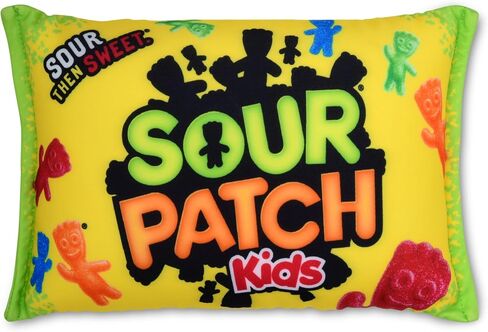 iscream Sour Patch Kids Package 18" x 12" Pillow Set with Mini SPK Candy Pillows in Saudi Arabia