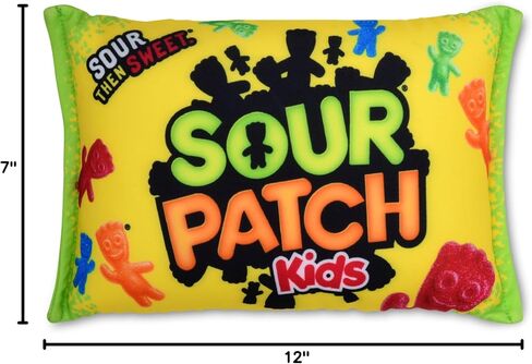 iscream Sour Patch Kids Package 18" x 12" Pillow Set with Mini SPK Candy Pillows in Saudi Arabia