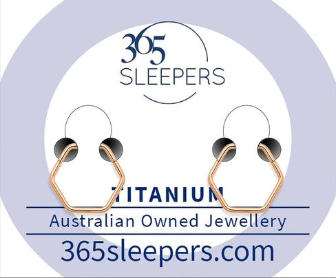 365 Sleepers Titanium Implant Grade 18G Hexagonal Septum Jewelry Hinged Segment Ring Body Piercing Hoop Lip Rings Helix Cartilage Rook Sleeper Earrings 8mm – 10mm in Saudi Arabia