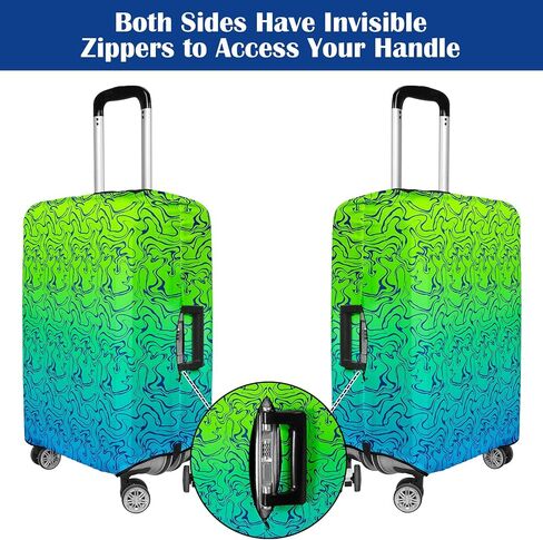 Luggage Covers for Suitcase Elastic Suitcase Covers Luggage Protector Anti-scratch Fits 26-29 Inch Sunset Coconut Tree in Kuwait