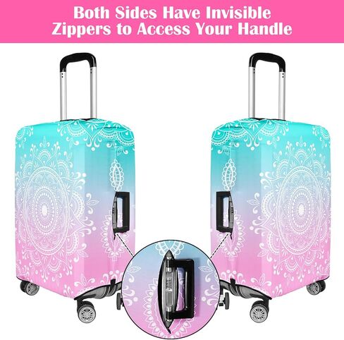 Luggage Covers for Suitcase Elastic Suitcase Covers Luggage Protector Anti-scratch Fits 26-29 Inch Sunset Coconut Tree in Kuwait
