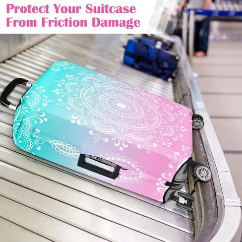 Luggage Covers for Suitcase Elastic Suitcase Covers Luggage Protector Anti-scratch Fits 26-29 Inch Sunset Coconut Tree in Kuwait