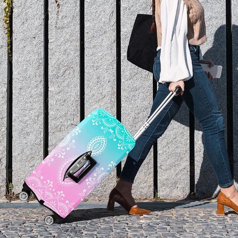 Luggage Covers for Suitcase Elastic Suitcase Covers Luggage Protector Anti-scratch Fits 26-29 Inch Sunset Coconut Tree in Kuwait