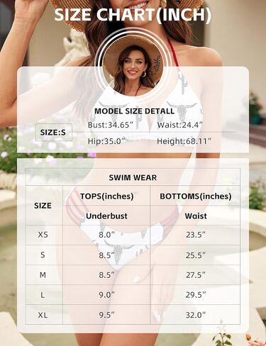 مجموعات Sheshow Bikini للنساء على طراز رعاة البقر من قطعتين للسباحة الخلفية الدانتيل حتى منتصف الارتفاع بدلة السباحة المثيرة الحجم XS-XL in Saudi Arabia