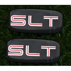 2PCS جديد SLT CAB Emblems LOTTER LOVOL PRESSION FOR 02-07 ROOD LAMEPLATE 3D Sticker 15036134 (Chrome)