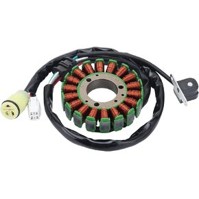 GOOFIT 18 Coils 7 Wires Ignition Stator Magneto Replacement for ATV 400 YFM400 YFM350 2002-2004 Generator 2000-2006 Engines