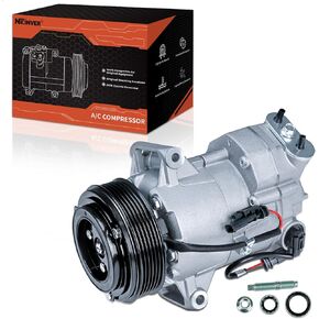 Air Conditioning Compressor & A/C Clutch for CO 22227C 158272 A/C Air Conditioner AC Compressor W/Clutch Fits Chevrolet Cruze 1.8L 2012-2015
