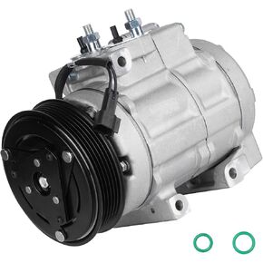 Air Conditioner A/C Compressor with Clutch for Ford Expedition 5.4L 2007-2014, F-150 4.6L/5.4L 07-10, F-250/F-350 Super Duty 08-09, For Lincoln 5.4L Mark LT 07-08 & Navigator 07-14
