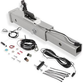 RB4001 Receiver Style Dependable Trailer Brake System for 2 inch Hitch - Effortless Braking- Up to 8,000 lbs Capacity- Instant Response - for Various Trailer Models- Lightweight Design - Only 20 lbs