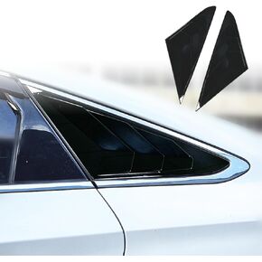 for Hyundai Sonata 2015 2016 2017 2018 2019 Racing Style Rear Side Window Louvers Side Window Scoop Covers Vent Auto Exterior Decoration Accessories 2PCS(Carbon Fiber)