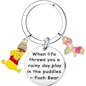 Inspirational Bear Keychains For Friends Christmas Birthday Gifts For Friends Bear Lover Gift Cartoon Lovers Gifts Cartoon Merchandise