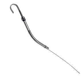 Passenger Side Oil Dipstick Tube, Metal Engine Oil Dipstick Replacement for Chevy SBC 265 283 327 350 400 Engines 1955-1979 (Silver)