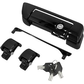 Tour Pack Trunk Behyses Tour Pak Trunk Lid Watch with Keys Kit Fit for Harley Touring Road Road Glide Glide Electra Glide Ultra Classic 2014-2024 (Black)
