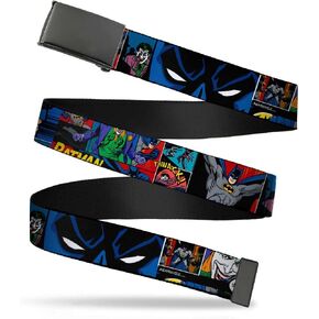 Buckle-Down Web Belt - Batman & Joker Comic Strip