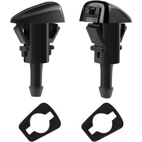 2 PCS Front Windshield Washer Washer Brepium Spreat Pray President for Chrysler ، Dodge ، Jeep ، Ram Fits For OEM #: 4805742ab ، 4805742ac ، 5113049aa ، 55077460aa ، 53038333333aaaaaaa