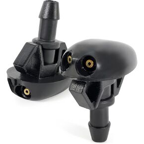 Click&Fit Windshield Washer Nozzles compatible with Nissan Altima Pathfinder Xterra Frontier Sentra from 1995 to 2006 – Wiper washer sprayers replacement 289313S500, Adjustable, 2-pack