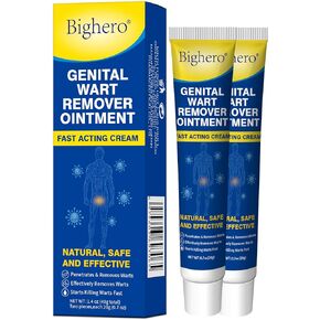 Bighero 2 Pack Wart Fast Action Gel Wart Remover Treed Off Off Cream ، BART CREAM for Garts ، bolts ، wart wart ، common compl ، common ، flat wart ndc (84010-047-02)