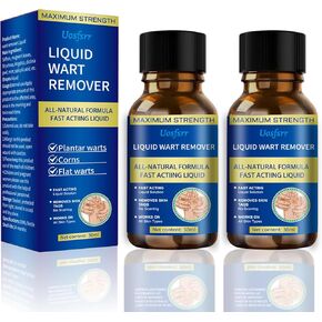 Fast-Acting Wart Remover Freeze Off – Salicylic Acid Treatment Maximum Strength Effective and Painless Wart Removal for Feet & Genital Warts Corn, Callus,Plantar (1) (2) (2)
