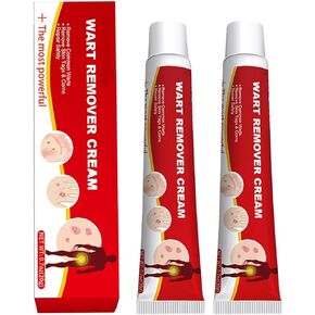 Wart Off Wart Remover Ointment,Genital wart Remover,Effective Treatment of Warts, Corns Spot Moles, Moles and Calluses, Wart Remover Cream for Face, Body (2PCS)