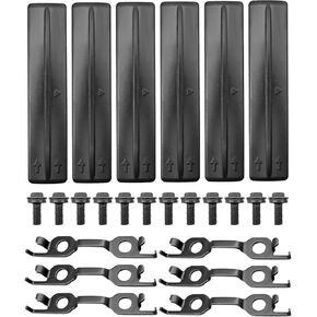 Roof Luggage Rack Disassembly Kit Fit for Toyota 4Runner RAV4 Highlander Land Cruiser Lexus LX570 GX470 GX460, Repalce 75596-35030 63185-42020 90119-08C47 Black