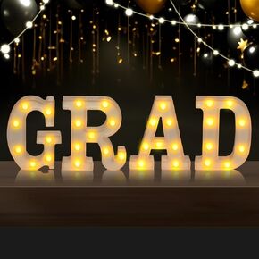 ديكورات التخرج 2025 ، خريج تضيء الرسائل لعام 2025 لحفلات التخرج ، GRAD 2025 و CAP 2025 ، روضة أطفال مرحلة ما قبل المدرسة الثانوية.