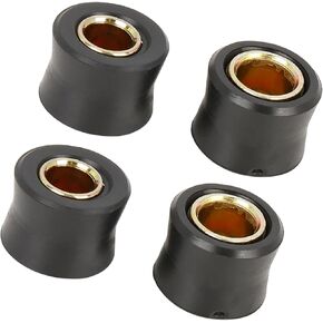 Motorcycle 10mm 12mm Inner Dia Rear Shock Absorber Cushion Rubber Ring Shock Absorber Bushing 2 Set Durable Material