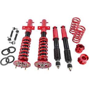 GELUOXI Height Adjustable Coilover Suspension Shock Absorber Lowering Kit Replacement for 2005-2014 Ford Mustang Coilovers Springs Struts