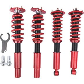 GELUOXI Height Adjustable Coilover Suspension Shock Absorber Lowering Kit Replacement for 2004-2010 BMW E60 525i 528i 530i 535i 545i 550i Coilovers Springs Struts